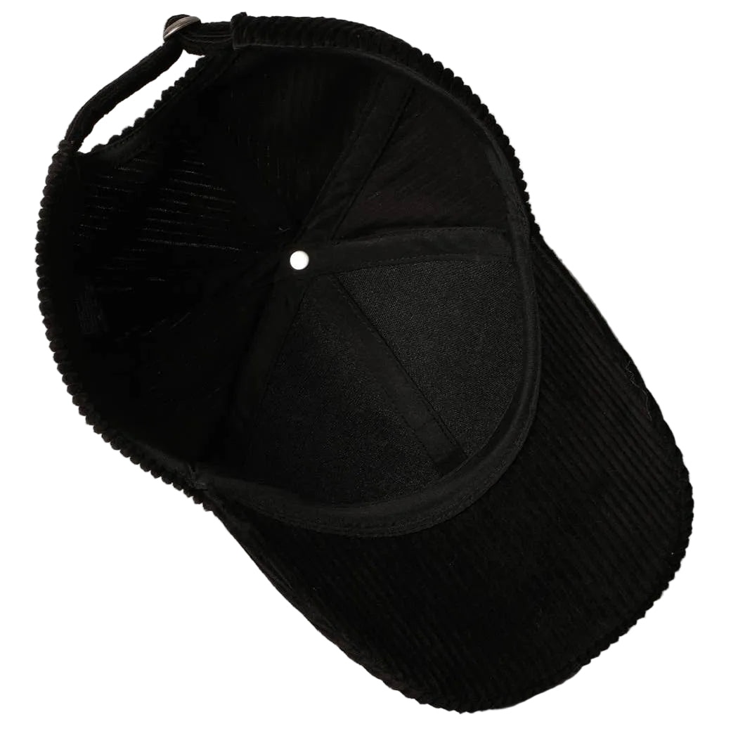 Cat Mom Chenille Patch Corduroy Baseball Cap