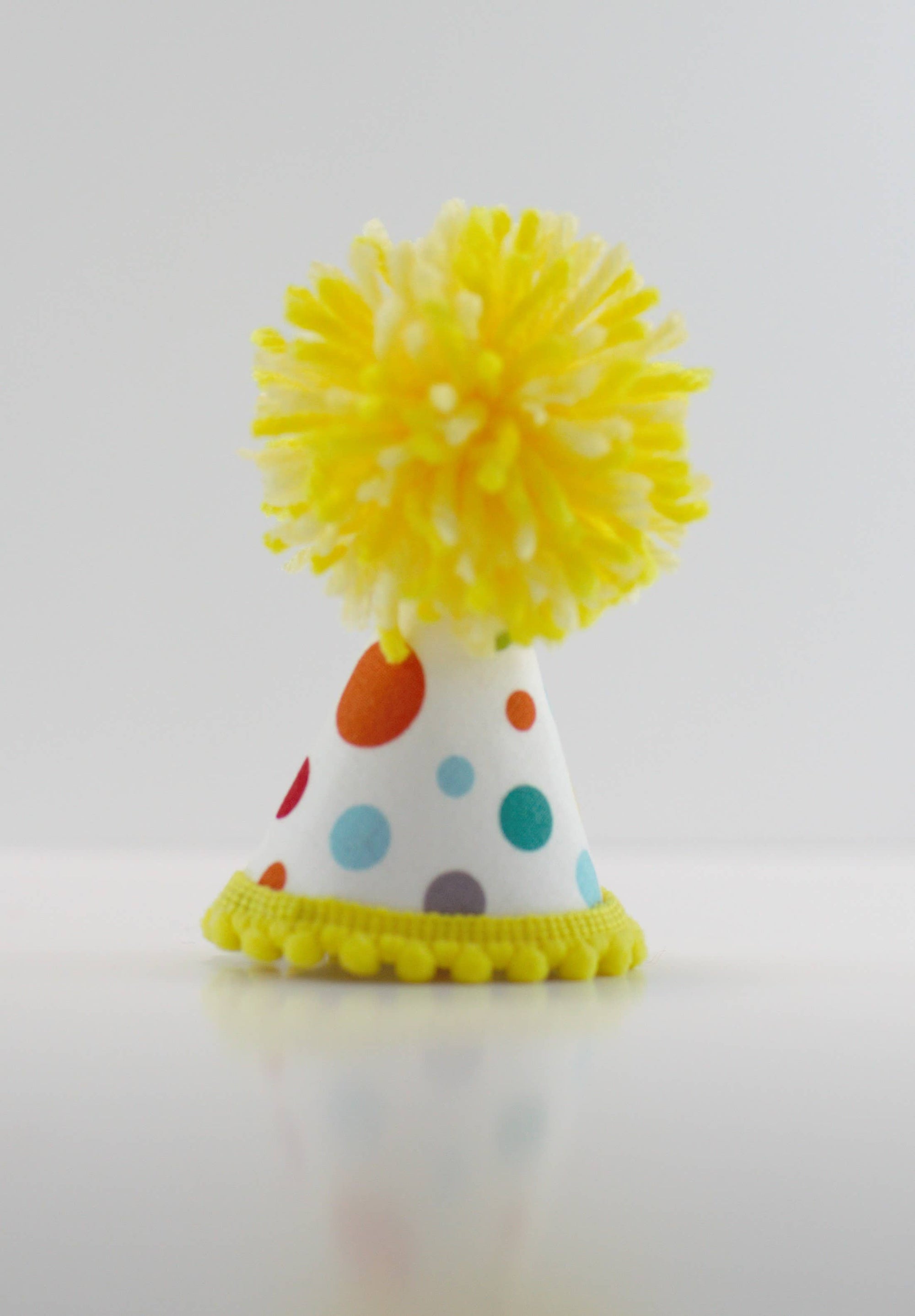 White Dots Party Hat