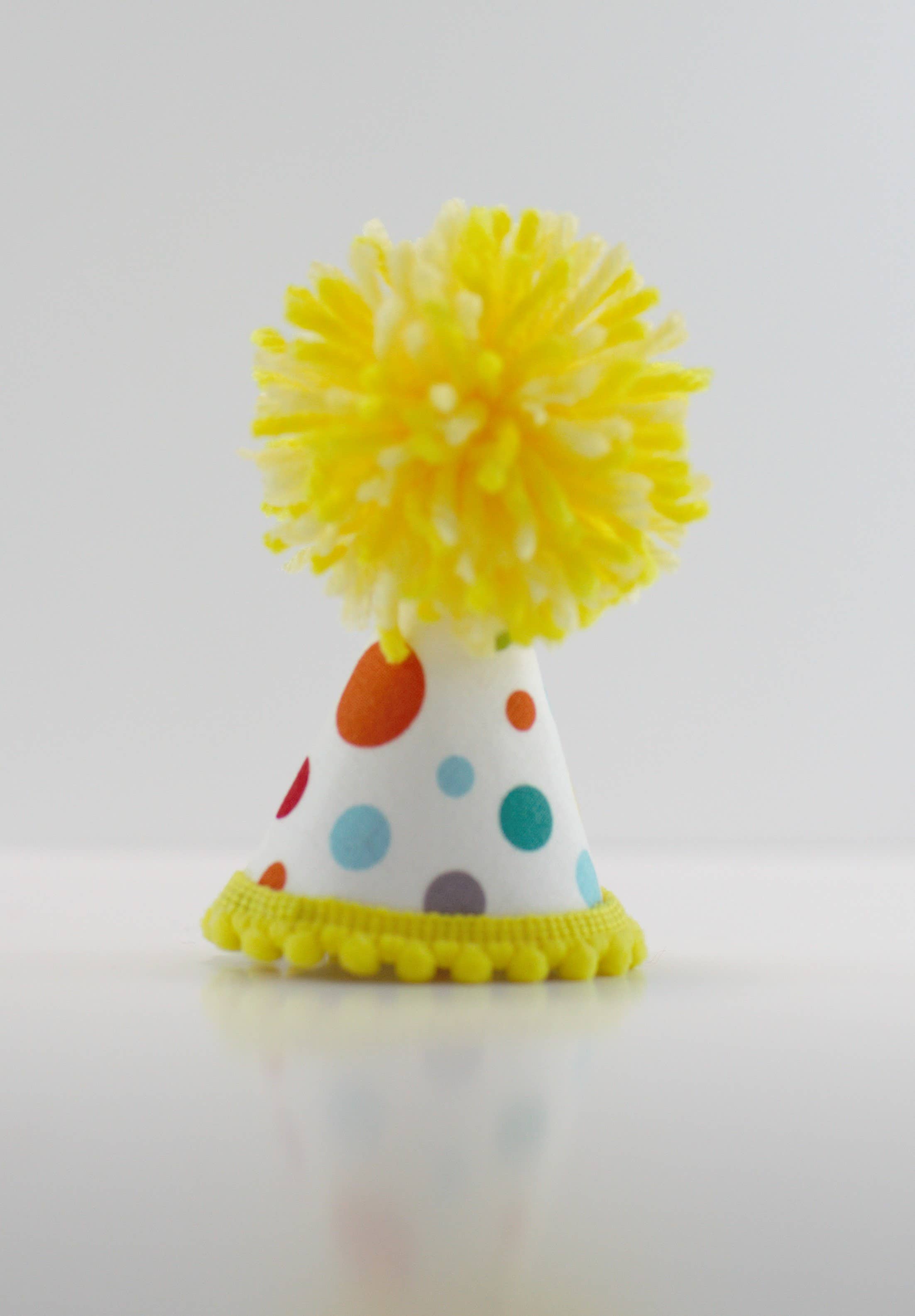 White Dots Party Hat