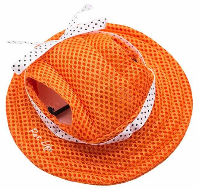 UV Protectant Adjustable Dog Hat Cap