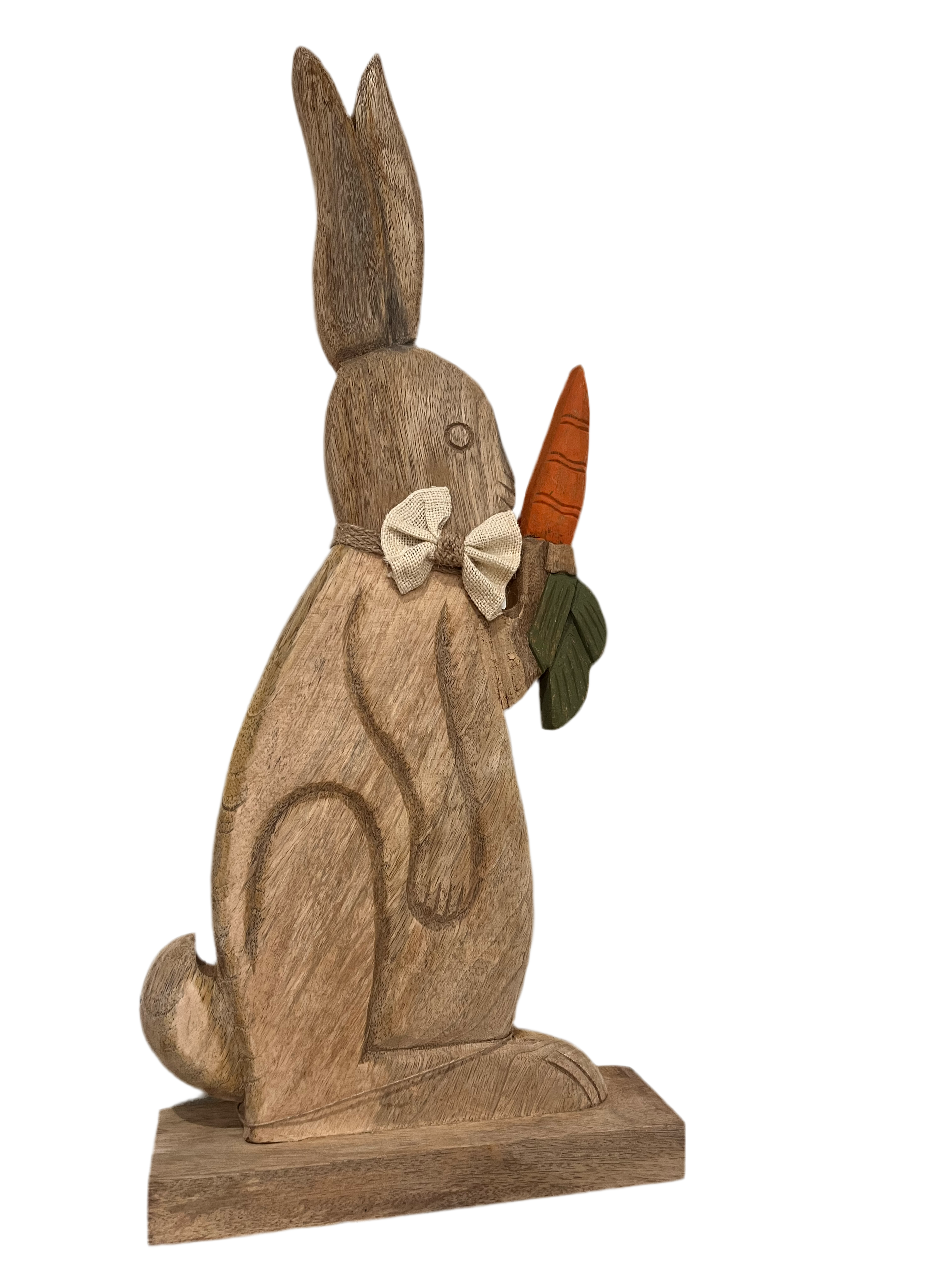 Rabbit w Carrot Decor