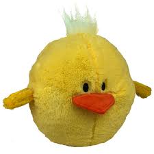 Fluffy Chick Dog Toy