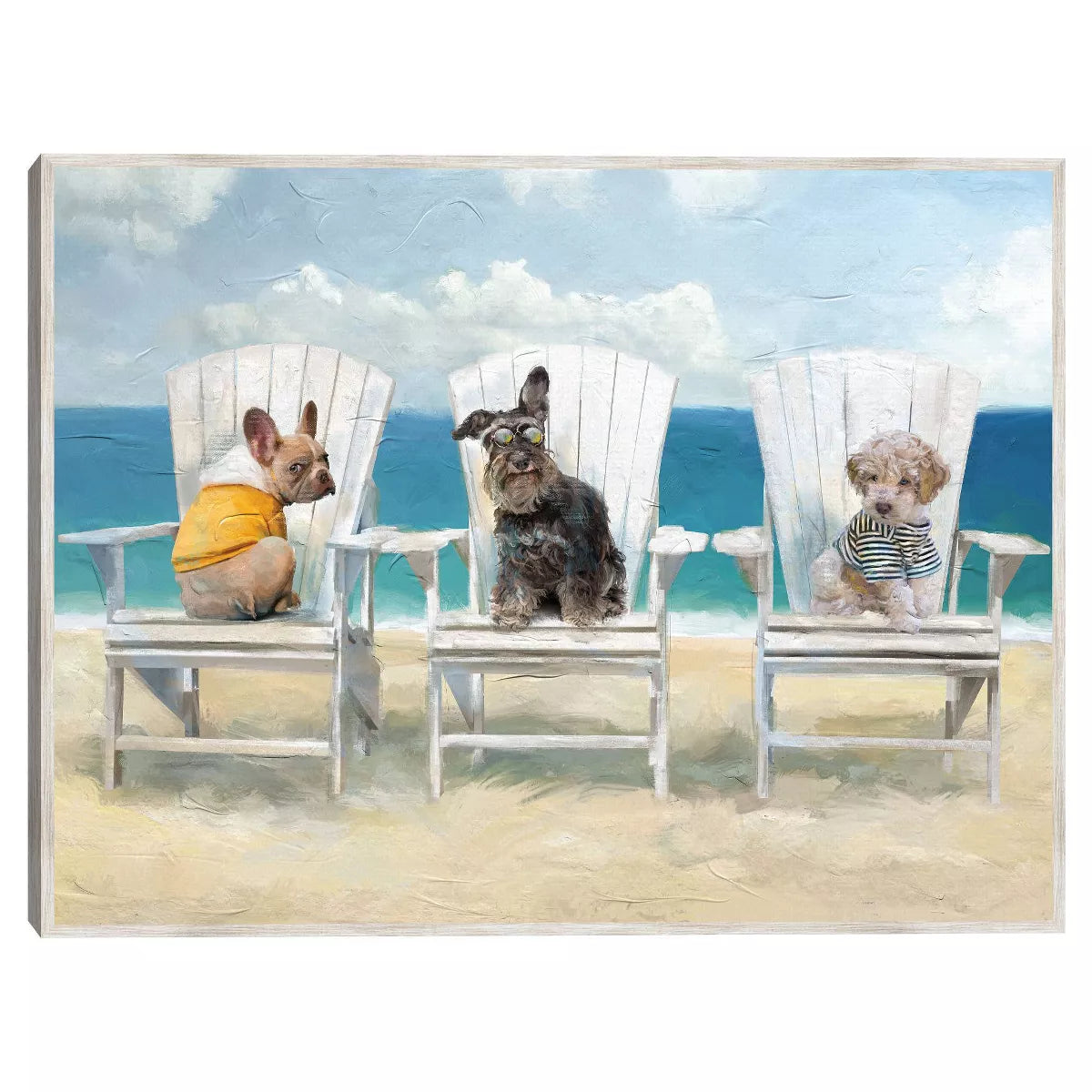 Beach Dogs Painting