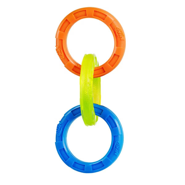 NERF 3-Ring Tug Dog Toy