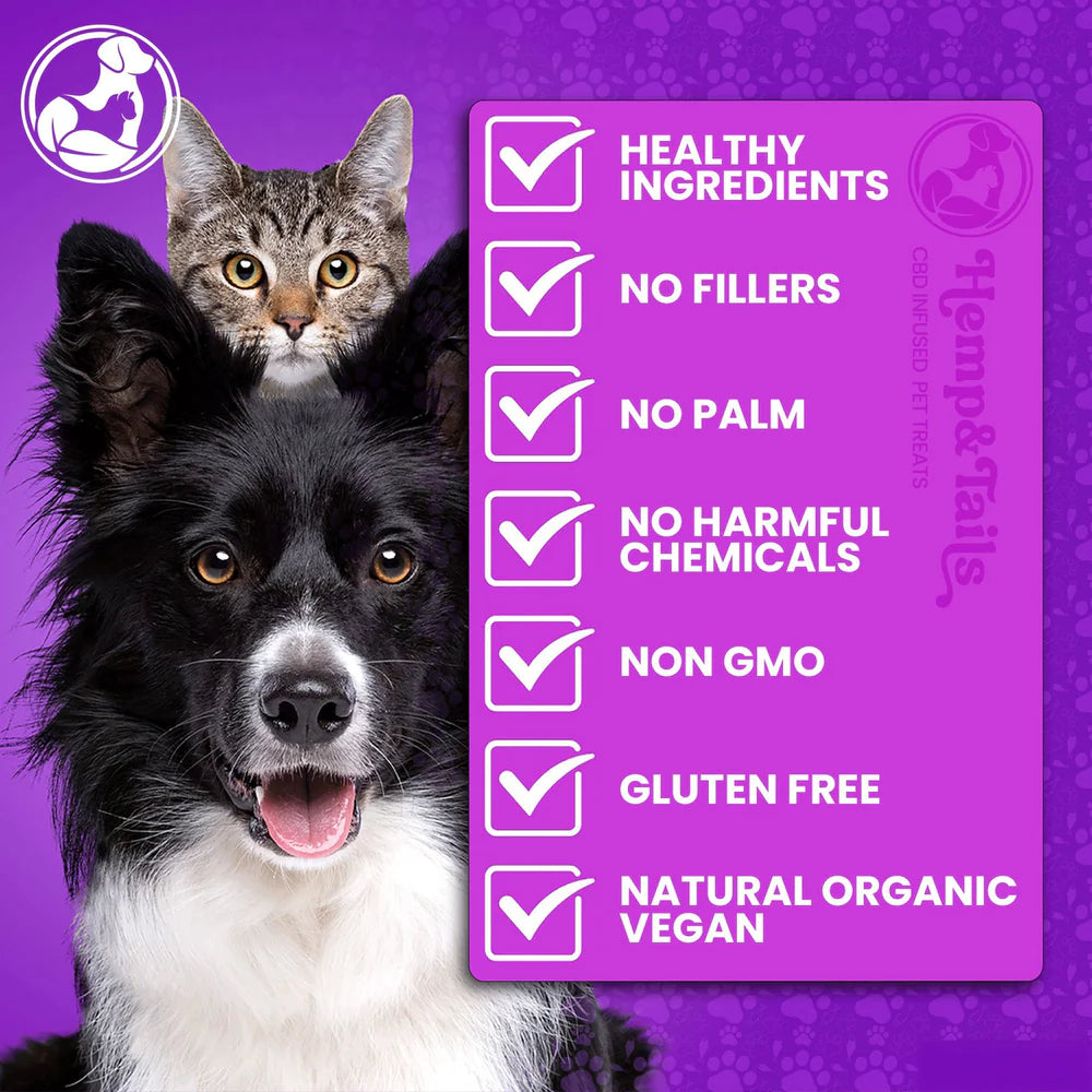 Hemp & Tails Dog Treats - Calming - Peanut Butter Bites