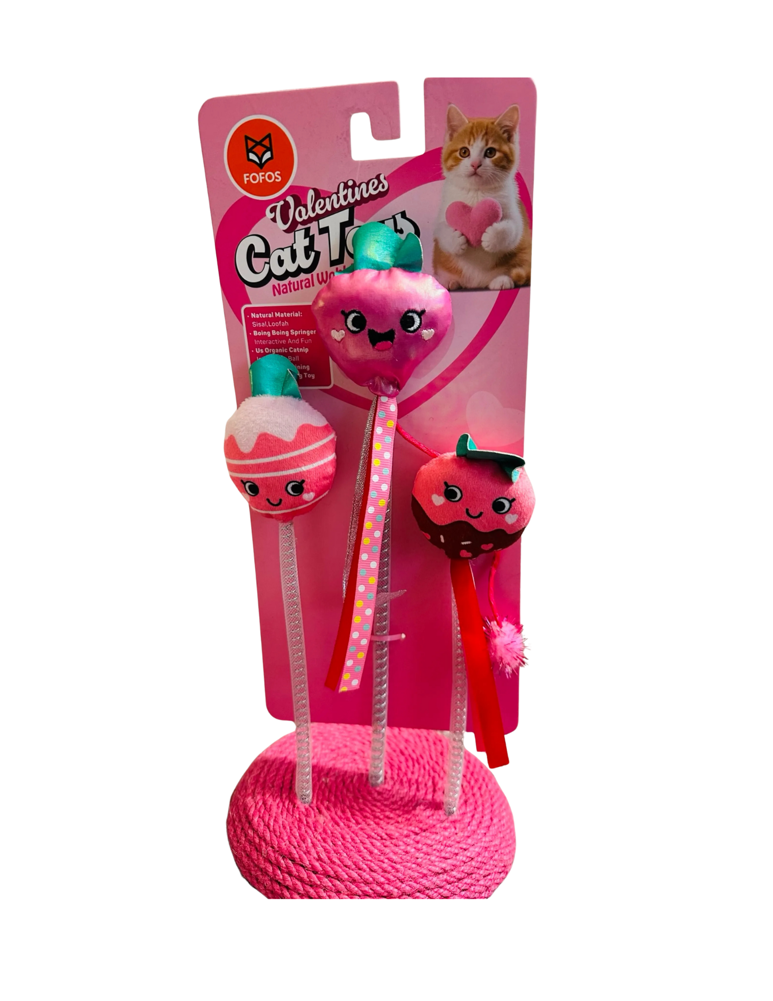 Strawberry Cat Toy