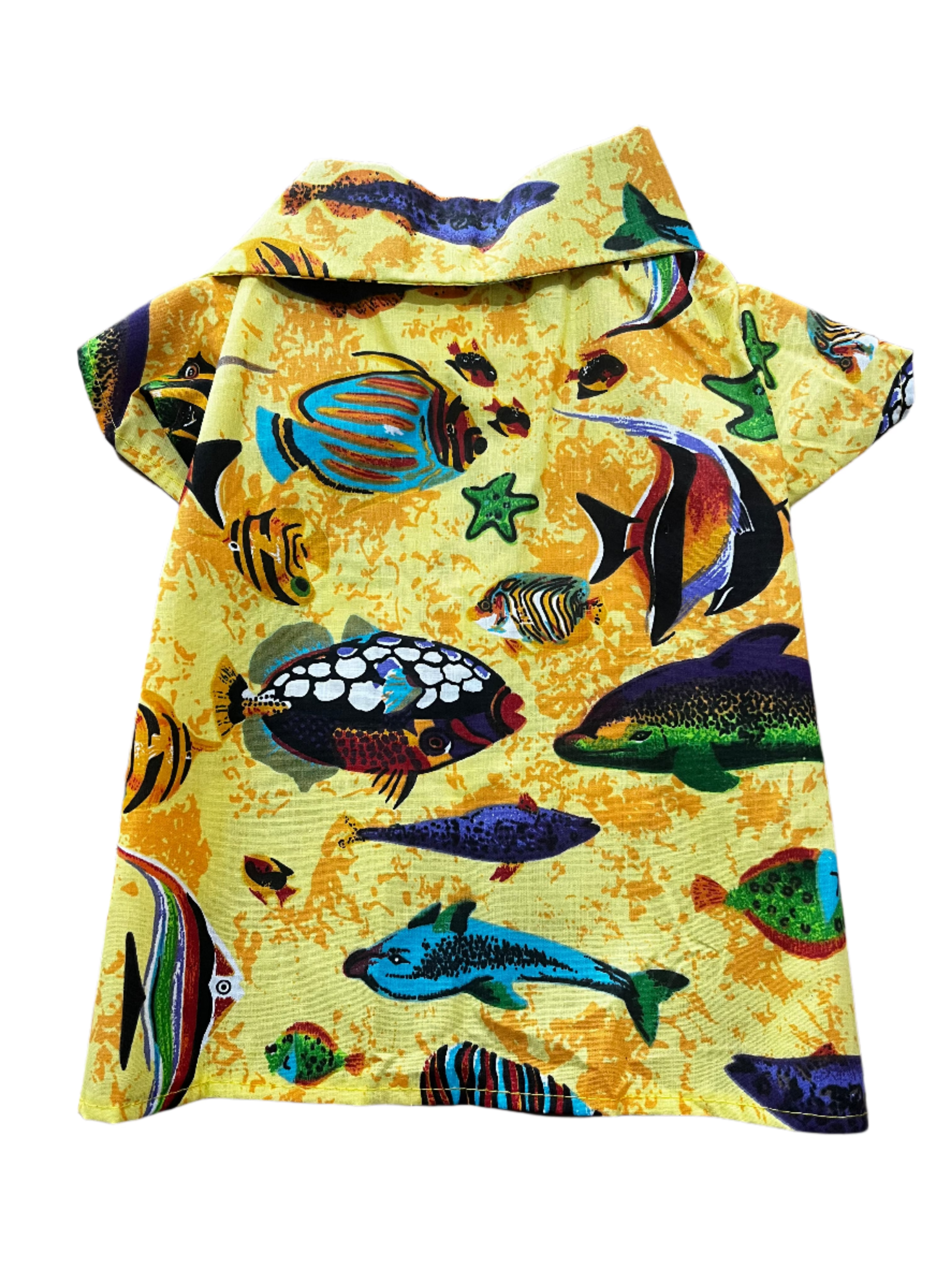 Yellow Fish Hawaiian Shirt