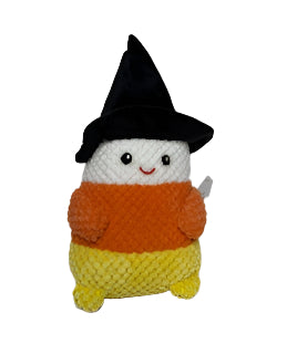 Candy Corn Witch Dog Toy