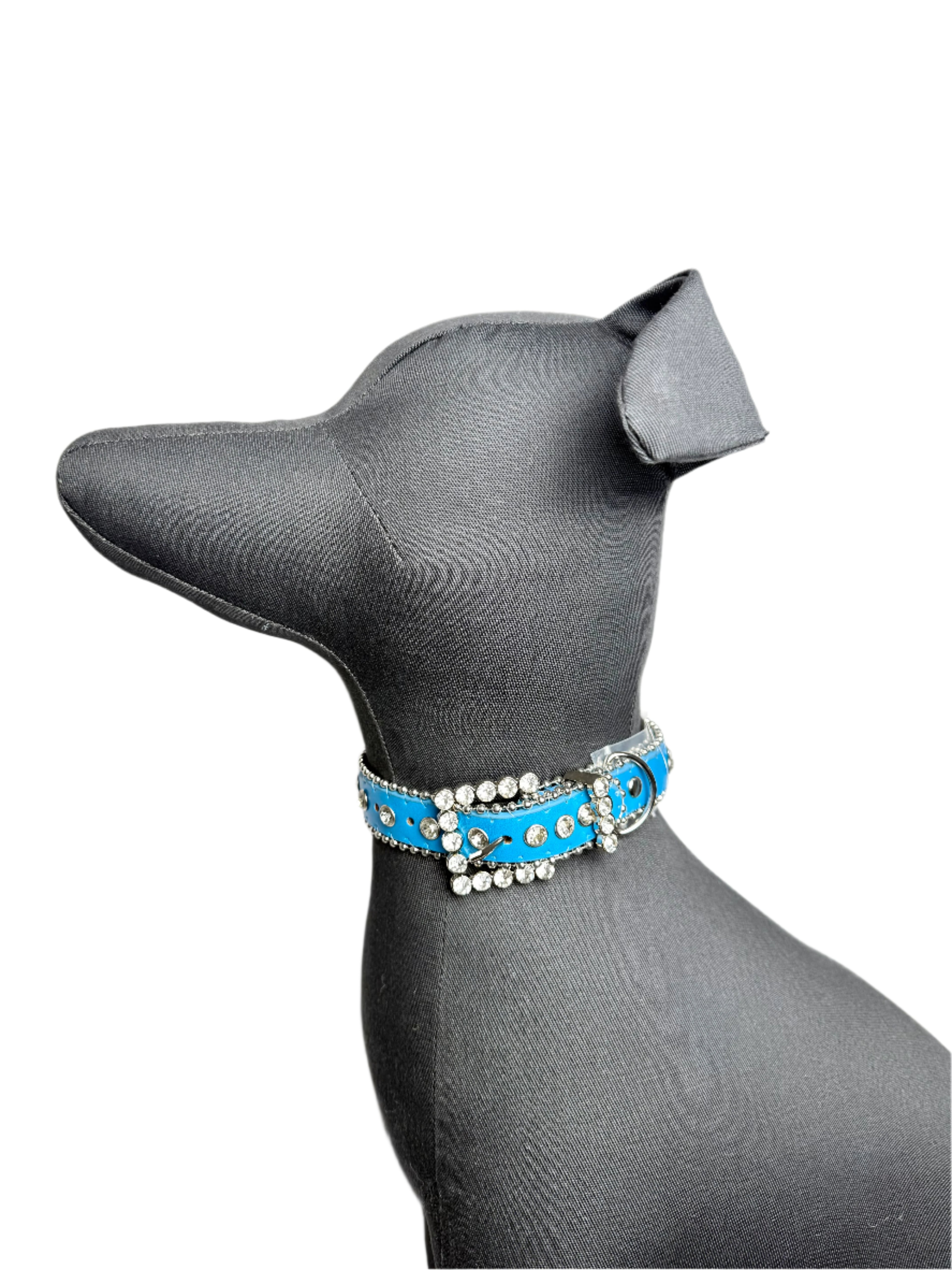 Jeweled Collar Blue