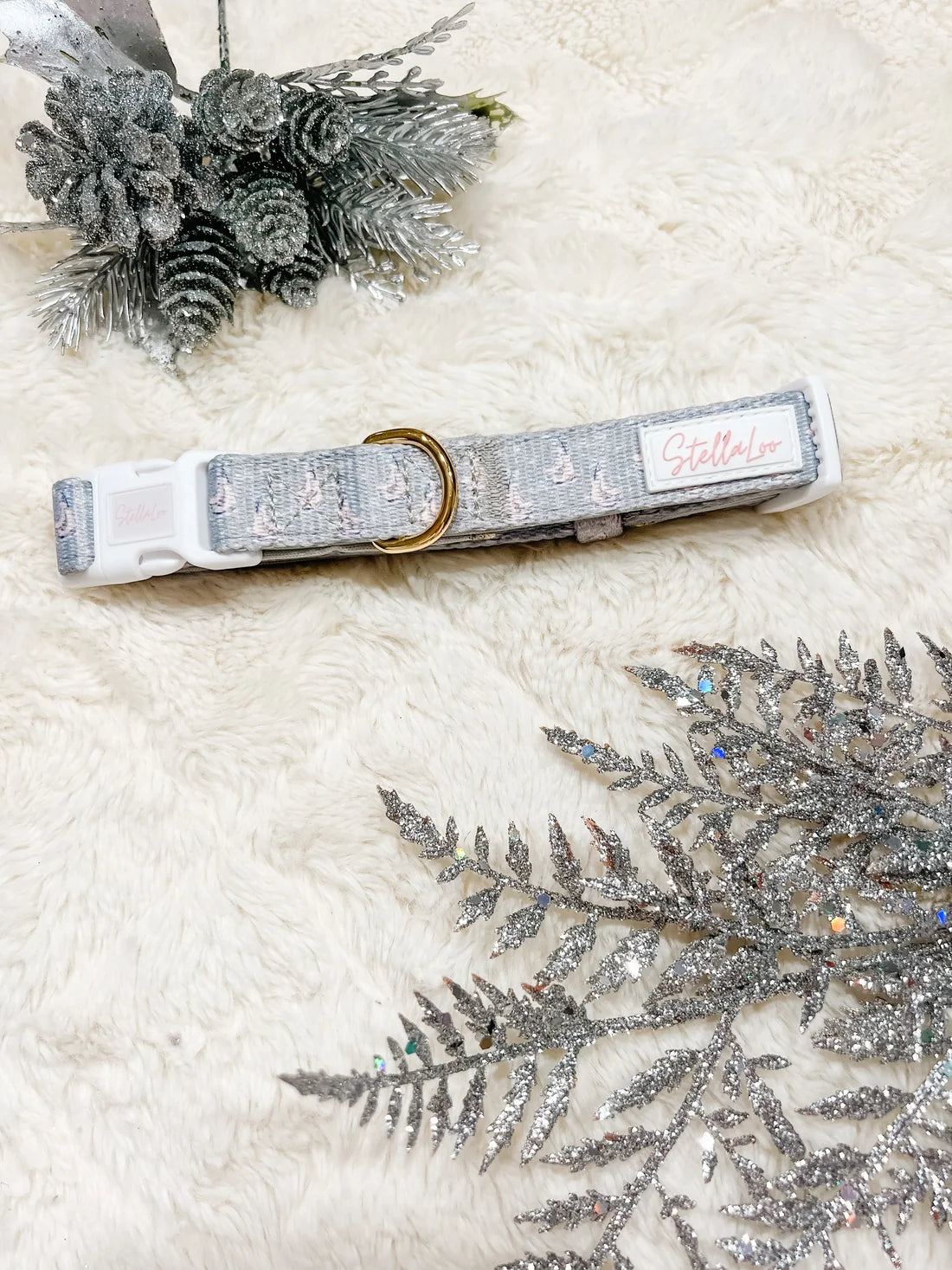 Gray Ice Skates Collar XS