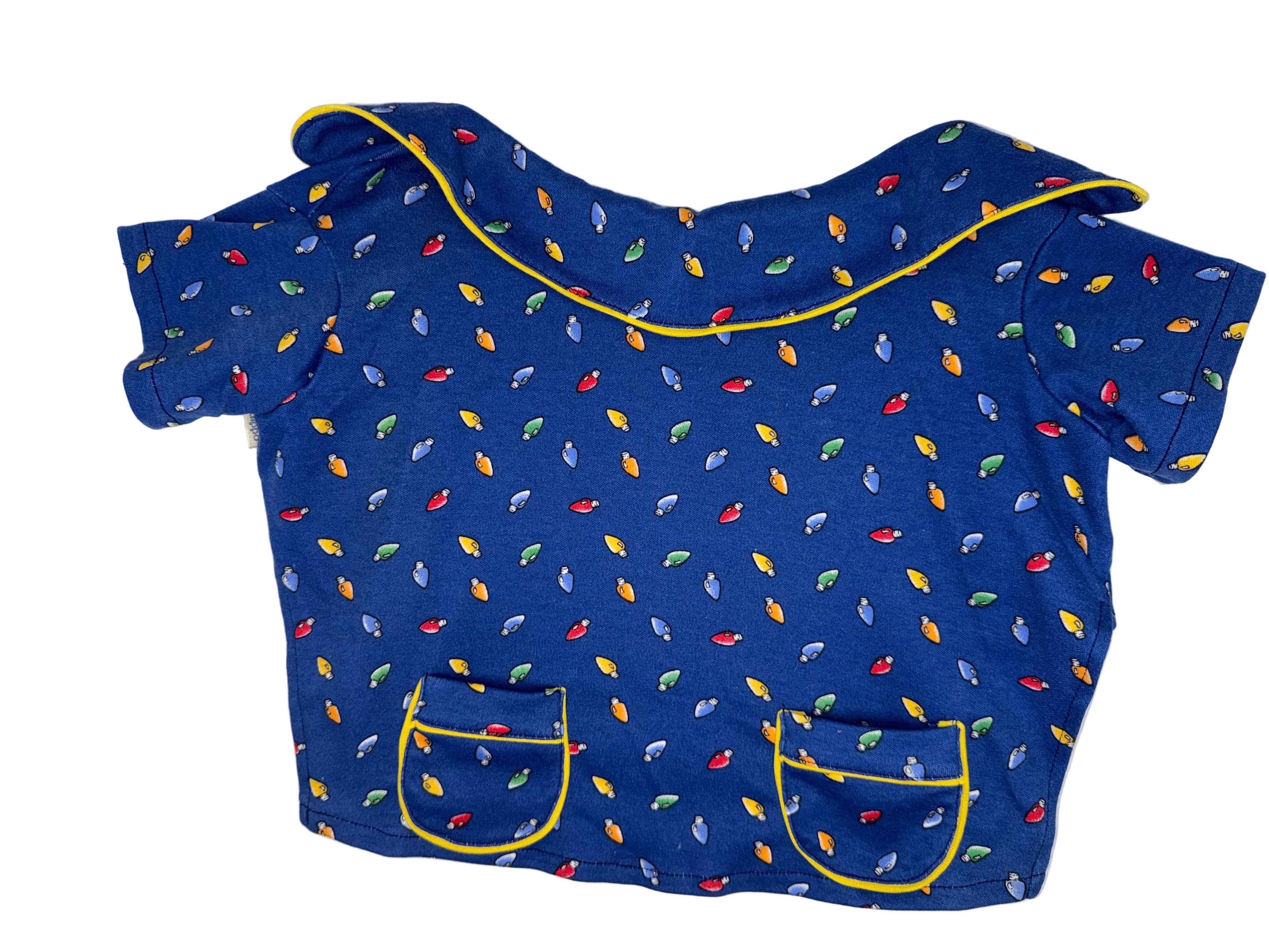 Bathrobe- Blue w/ Christmas lights