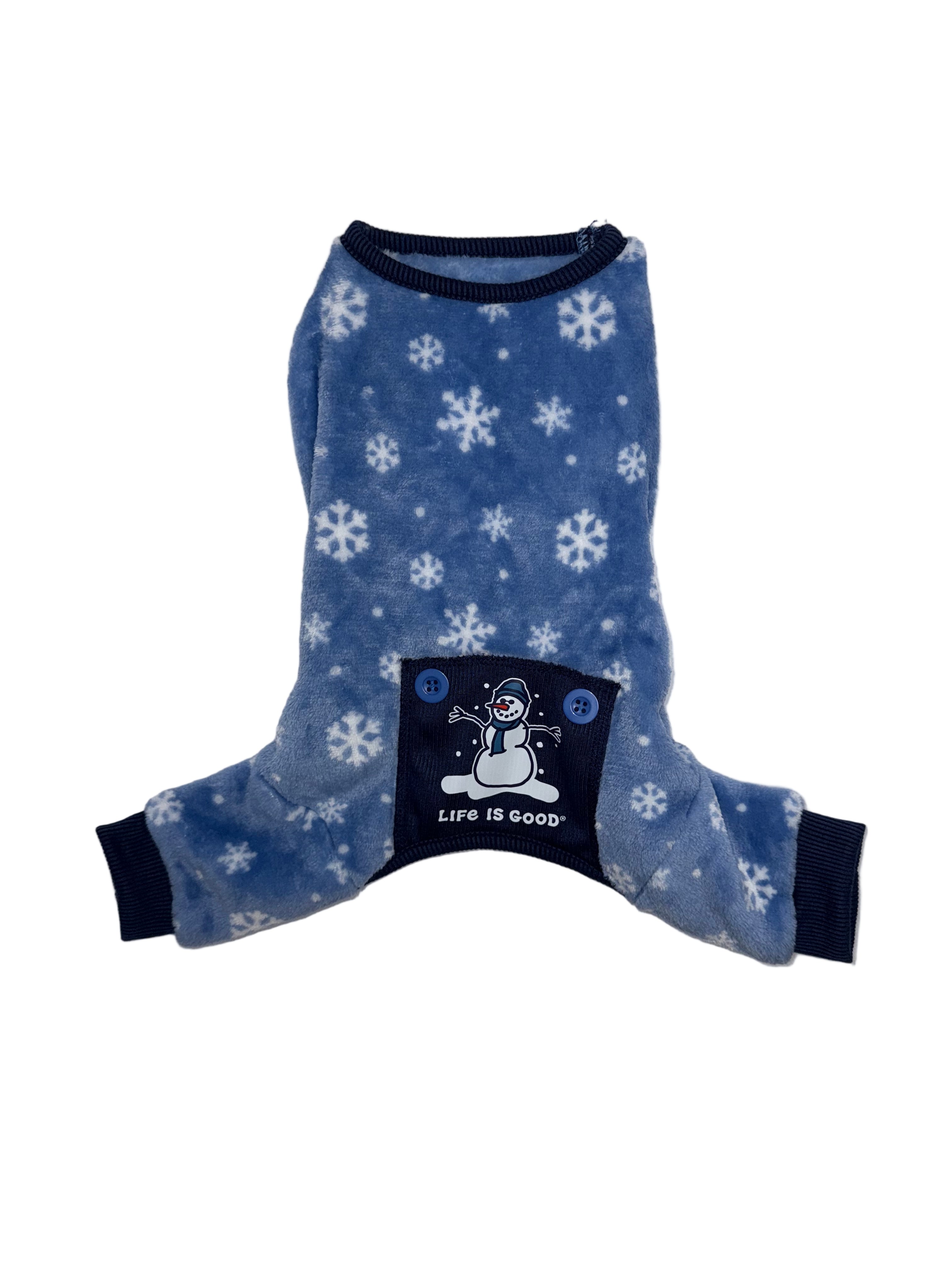 Life is Good Snowy Dog Pajamas