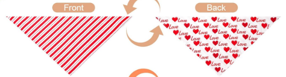 Reversible Love Bandana