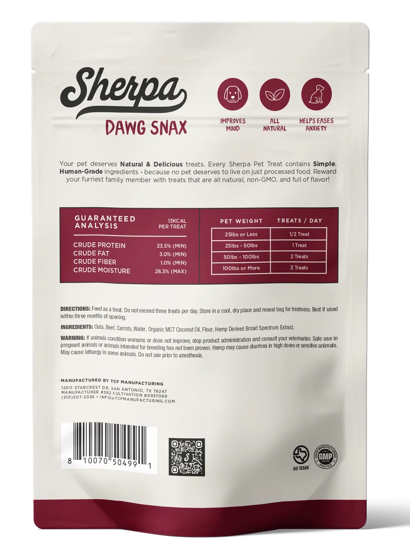 25mg CBD Dawg Snax - Sirloin Steak