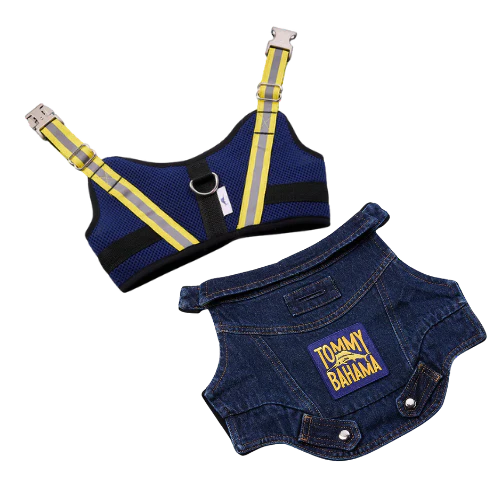 Tommy Bahama Denim Jacket and Harness