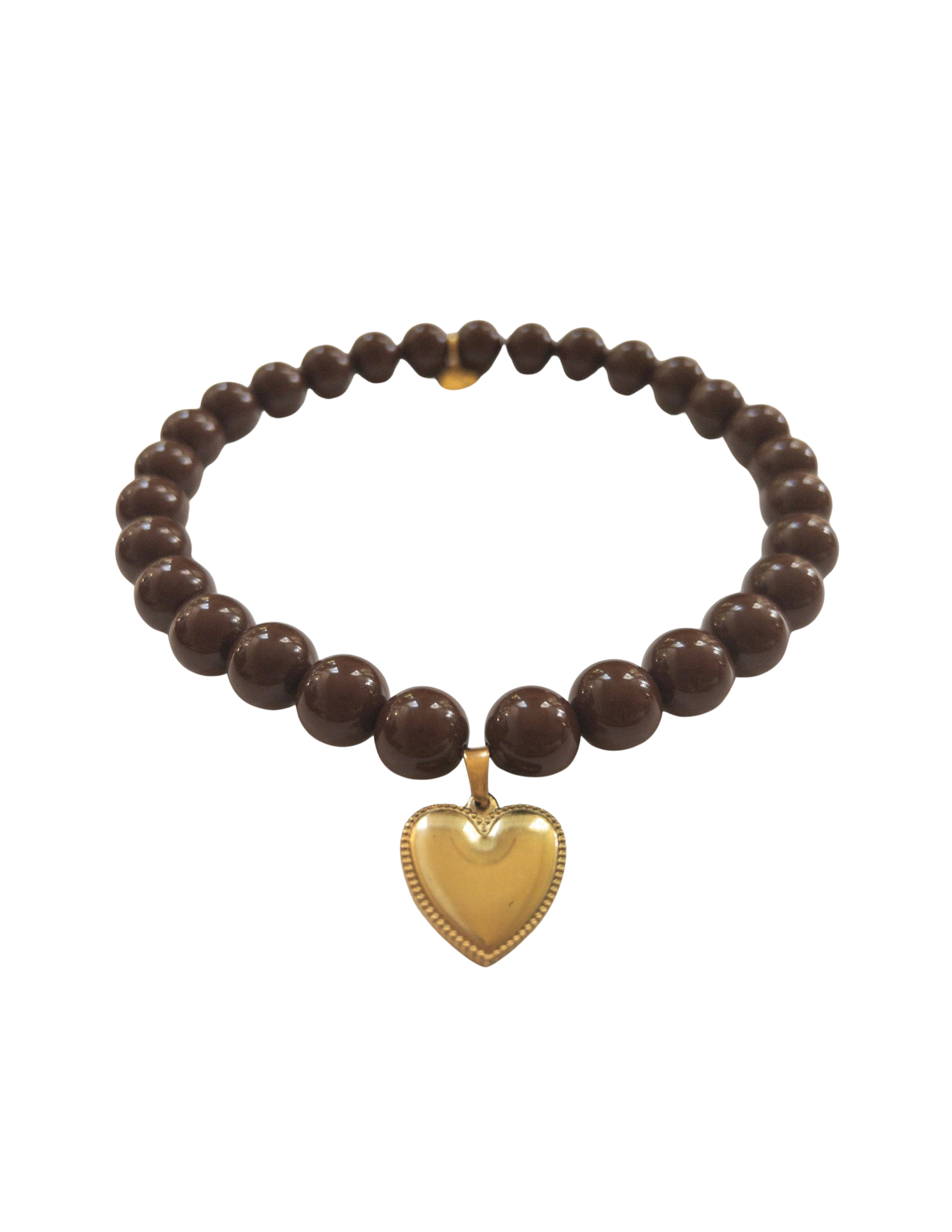 Pretty Dark Chocolate Skinny Necklace