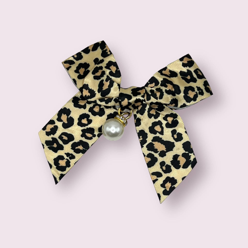 My Fancy Leopard Dog Hair Clips