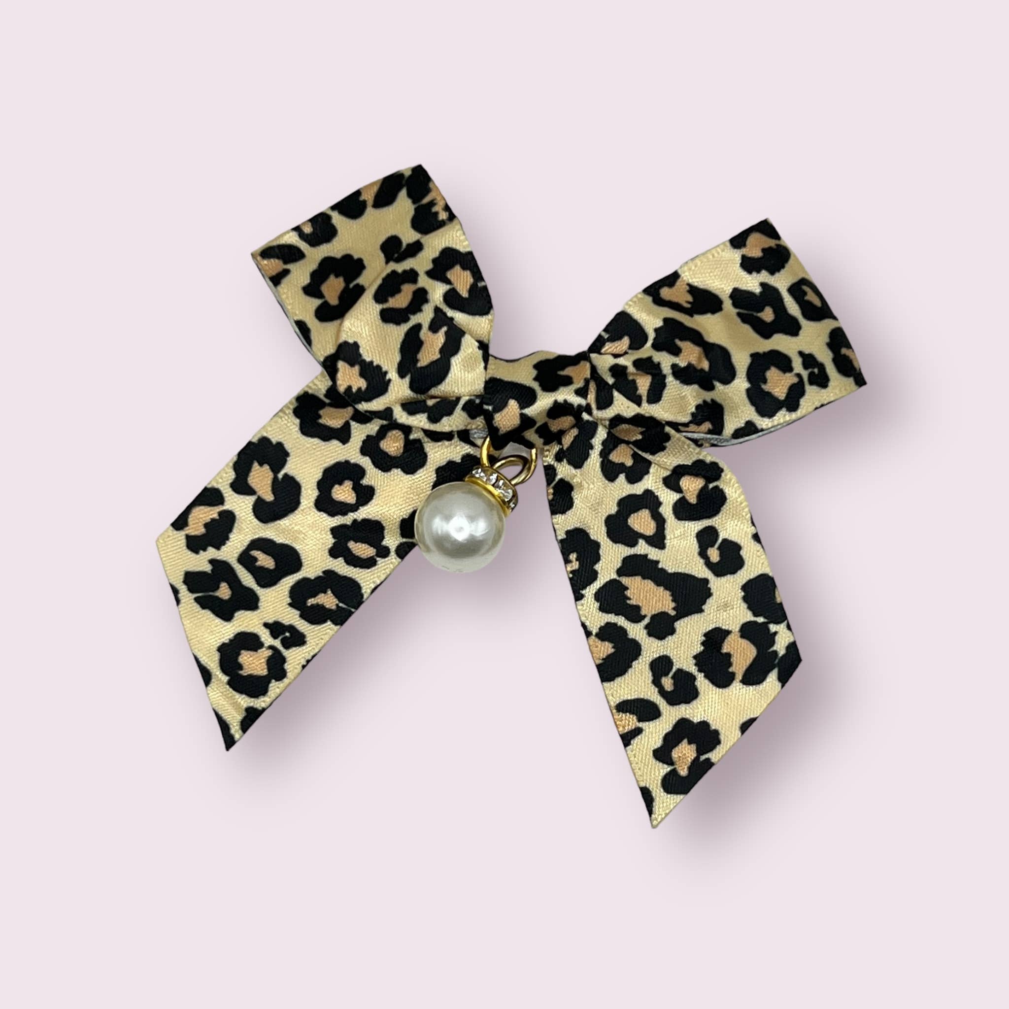 My Fancy Leopard Dog Hair Clips