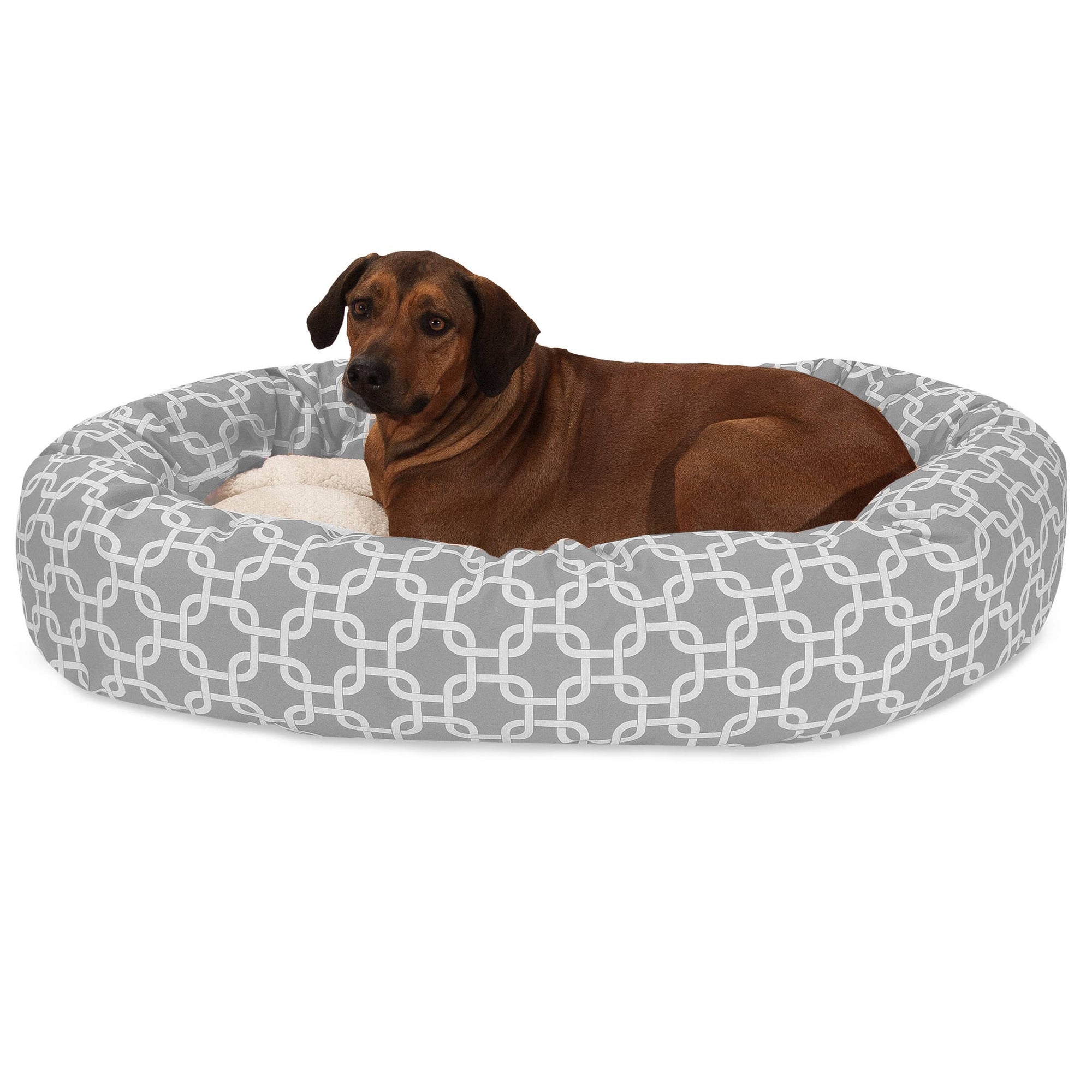 Links Sherpa Bagel Dog Bed