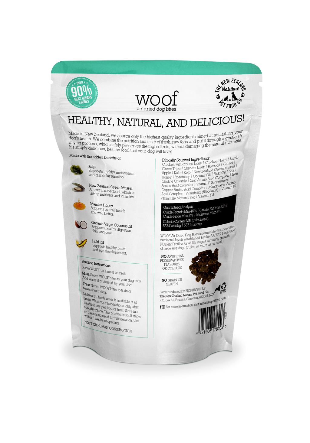 Woof Chicken Air Dried Dog Food