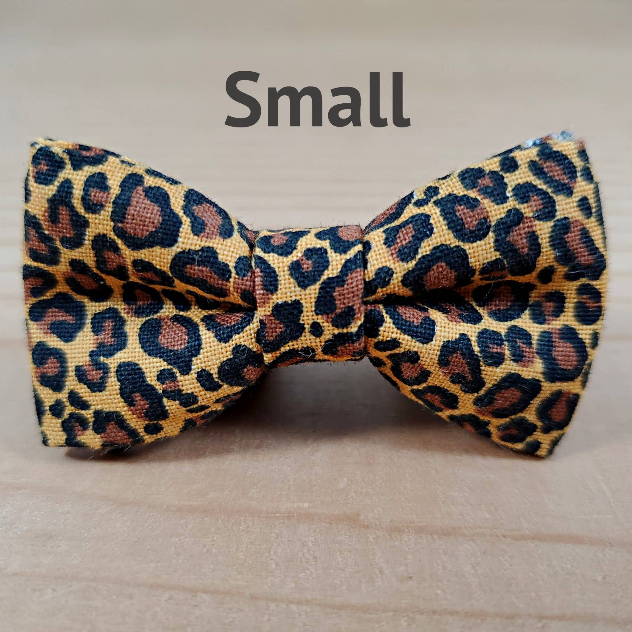 Leopard Print Bow Tie