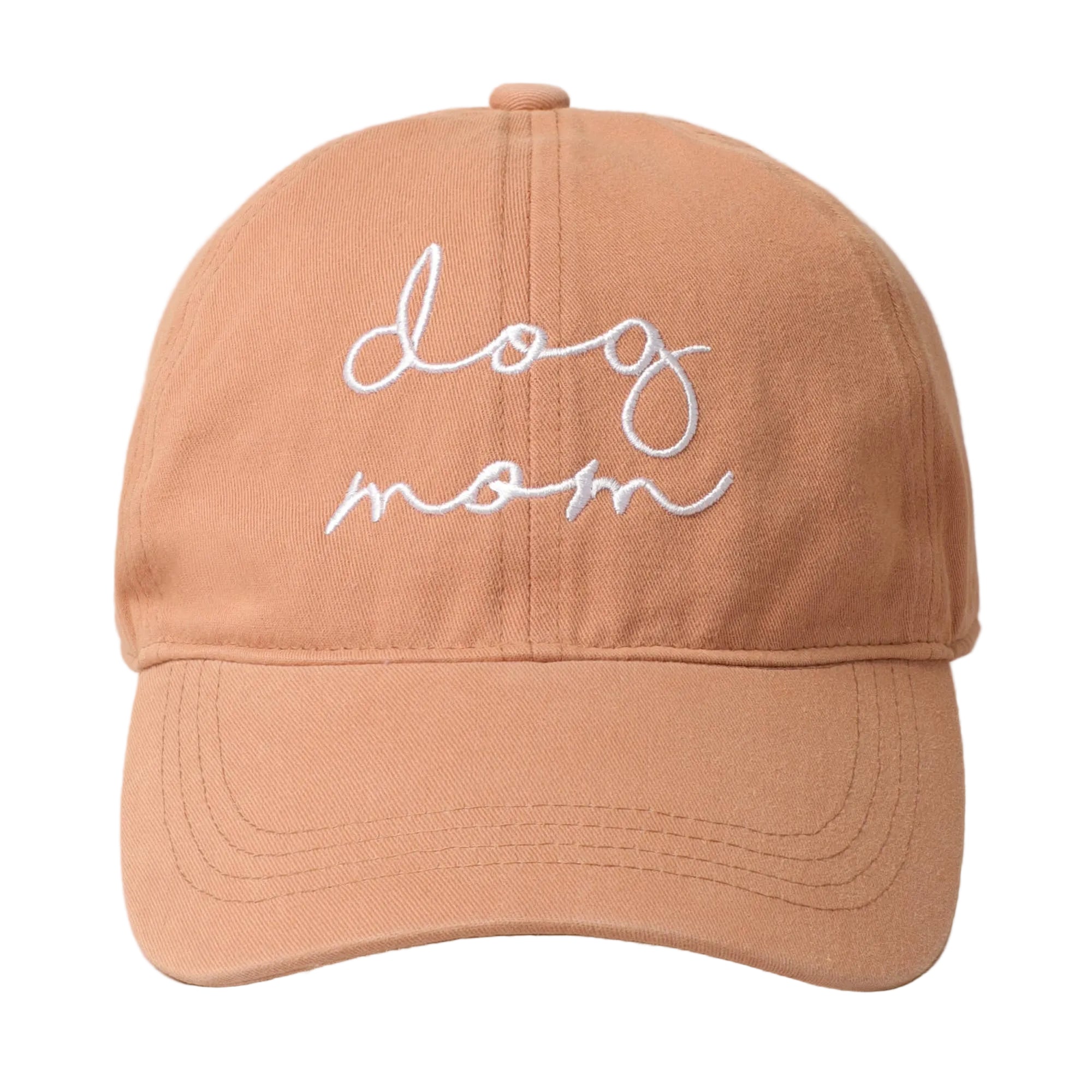 Dog Mom Lettering Embroidery Baseball Cap