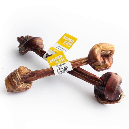 6 to 8 inch Double Knott Bully Stick