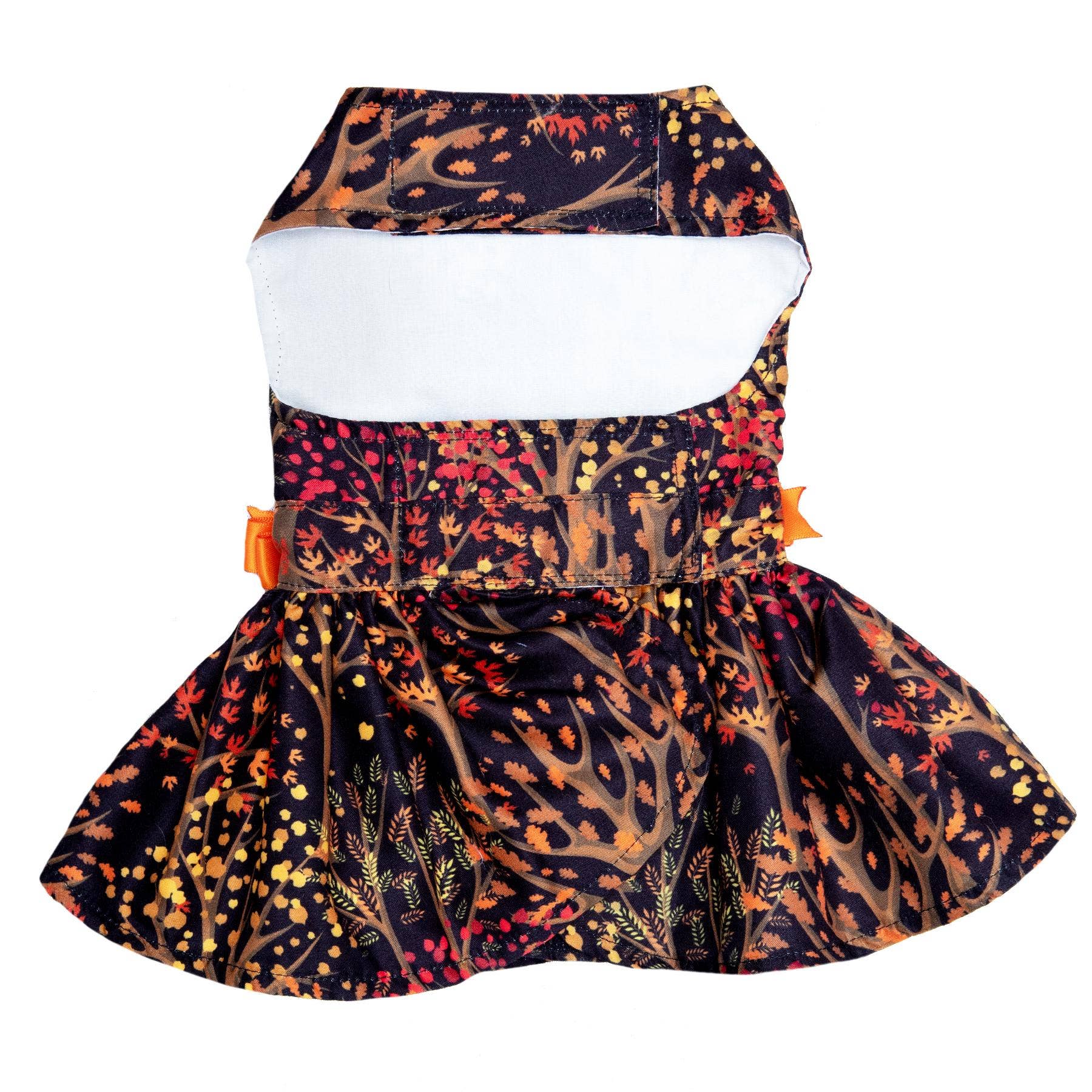 Fall Leaves Dog Harness Dress w/ Matching Leash