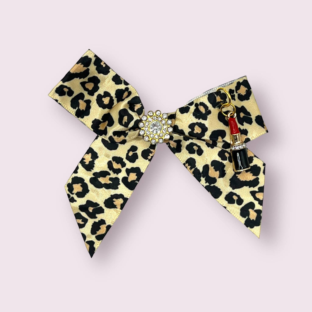 My Fancy Leopard Dog Hair Clips