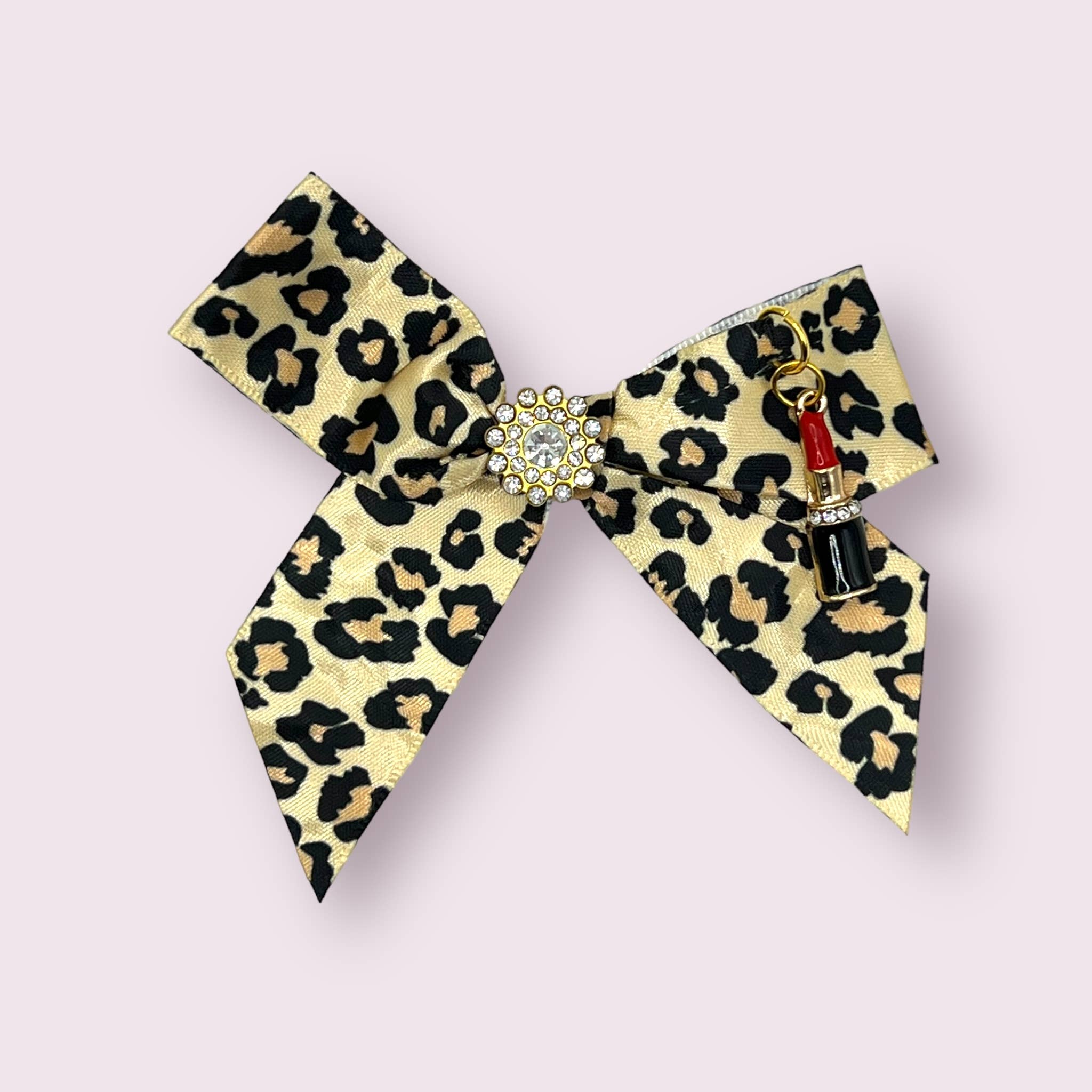 My Fancy Leopard Dog Hair Clips