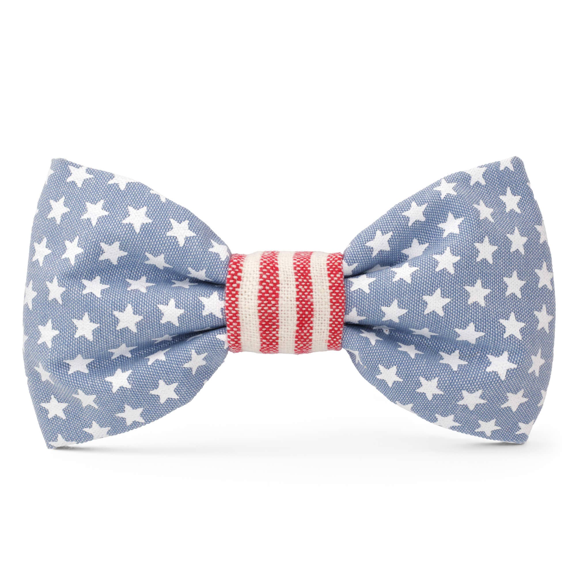 Stars and Stripes Summer Memorial Day Dog Bow Tie
