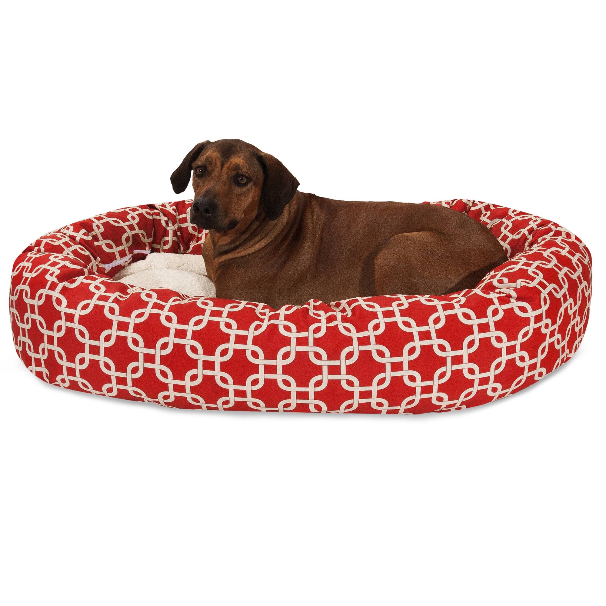 Links Sherpa Bagel Dog Bed