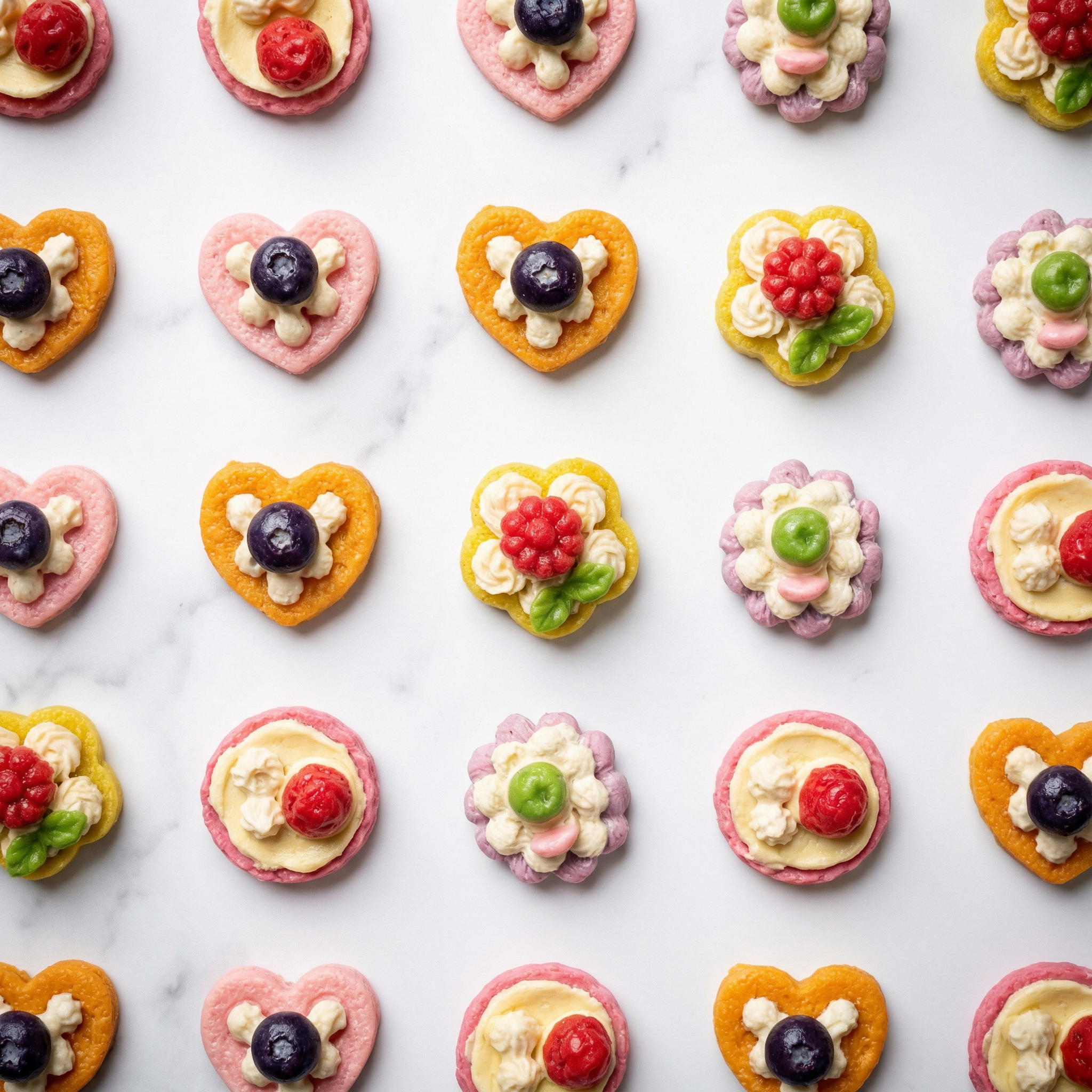 Gourmet Goat Milk Fruit Tarts - Dog & Cat Treats (1oz)