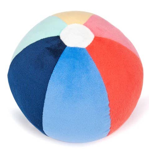 Beach Ball Plush Dog Toy w/Squeaker (Large - 5")