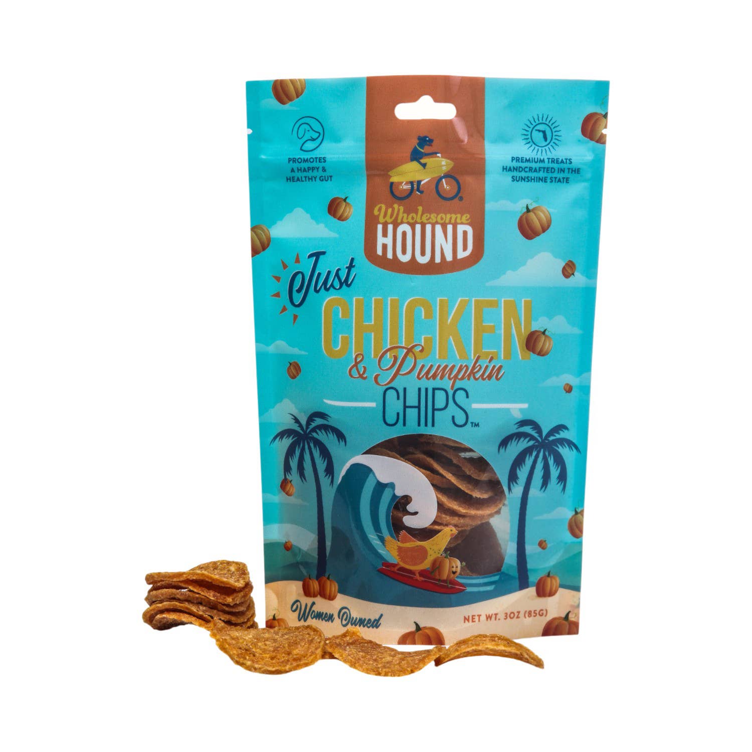 Just Chicken & Pumpkin Chips - 3oz