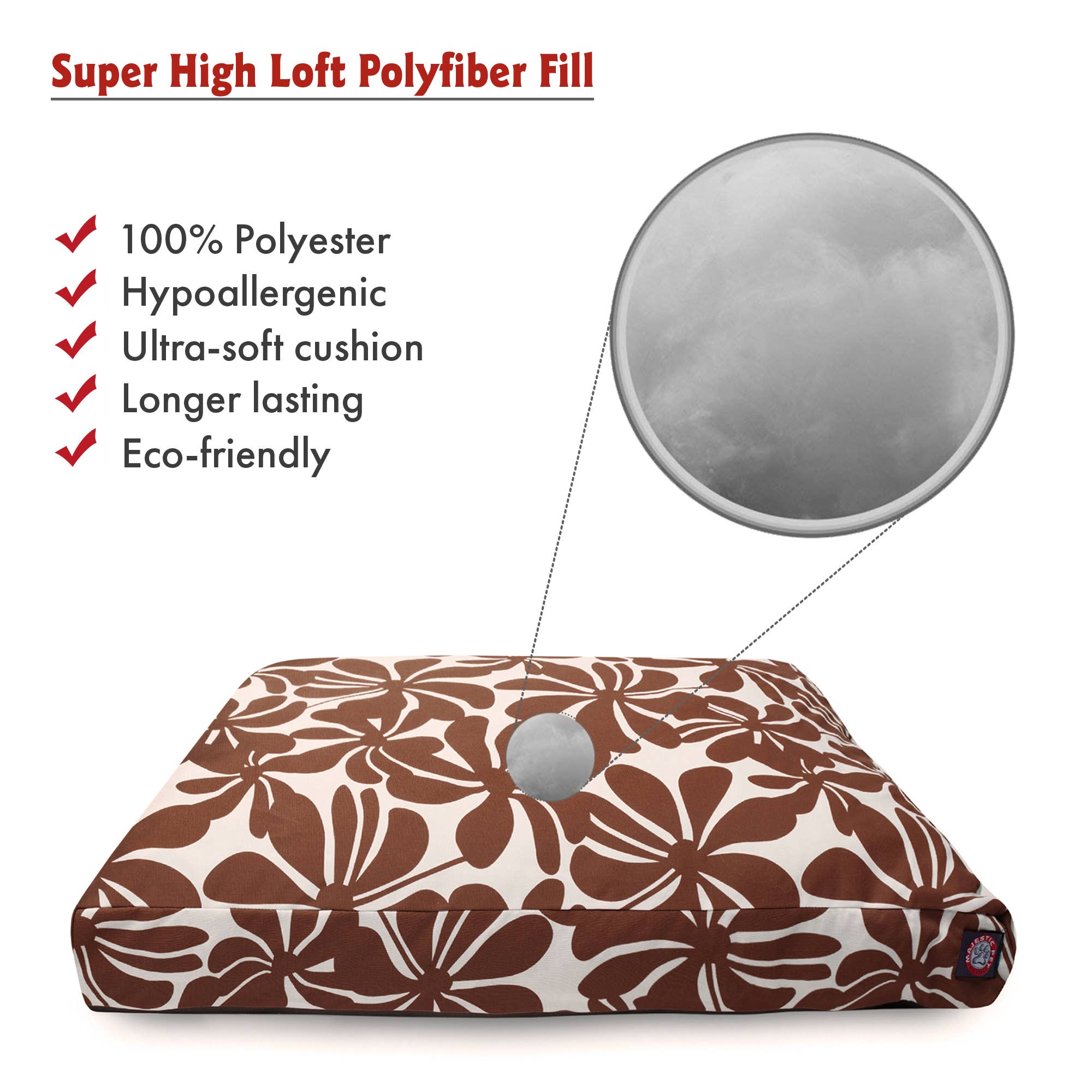 Plantation Rectangle Dog Bed
