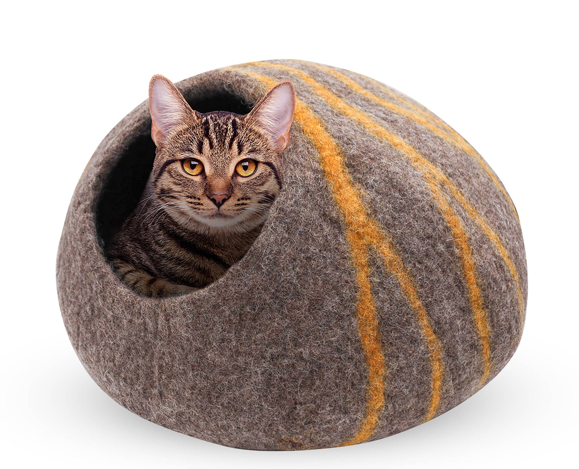 Hand Made Felt Wool Cat Cave / Cat Bed / Warm Cat House