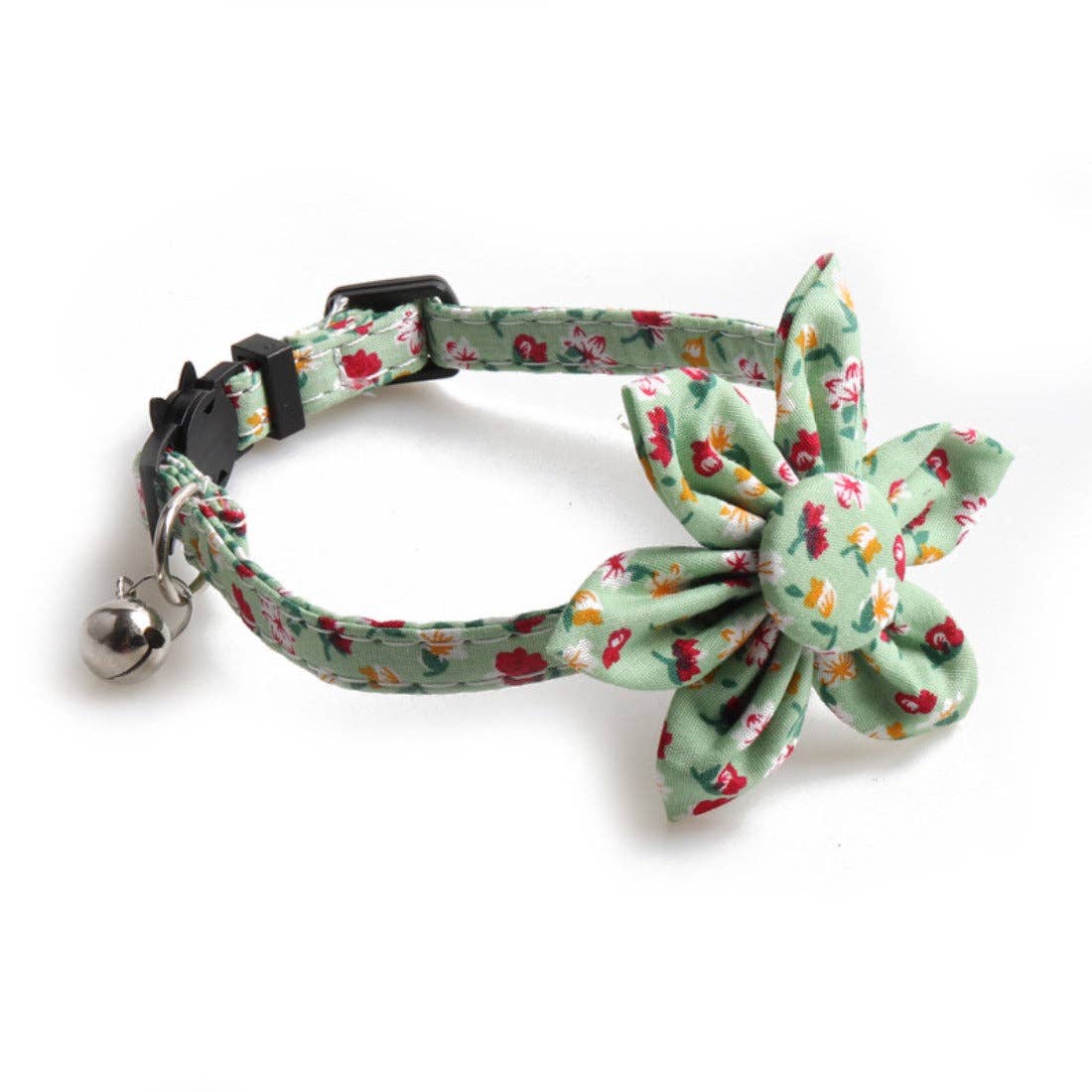 Mokka - Floral Cat Collar – Adjustable & Safety Breakaway Design