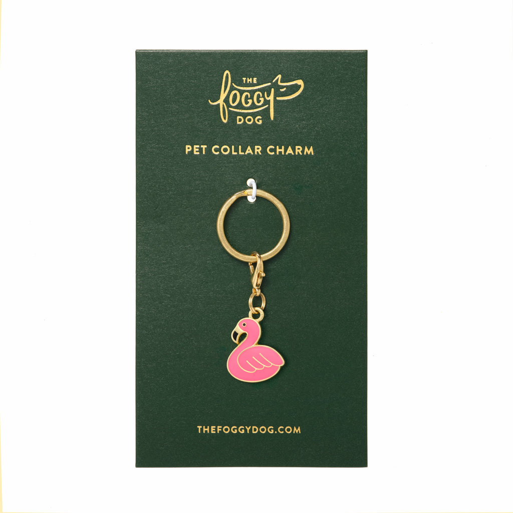Flamingo Summer Collar Charm