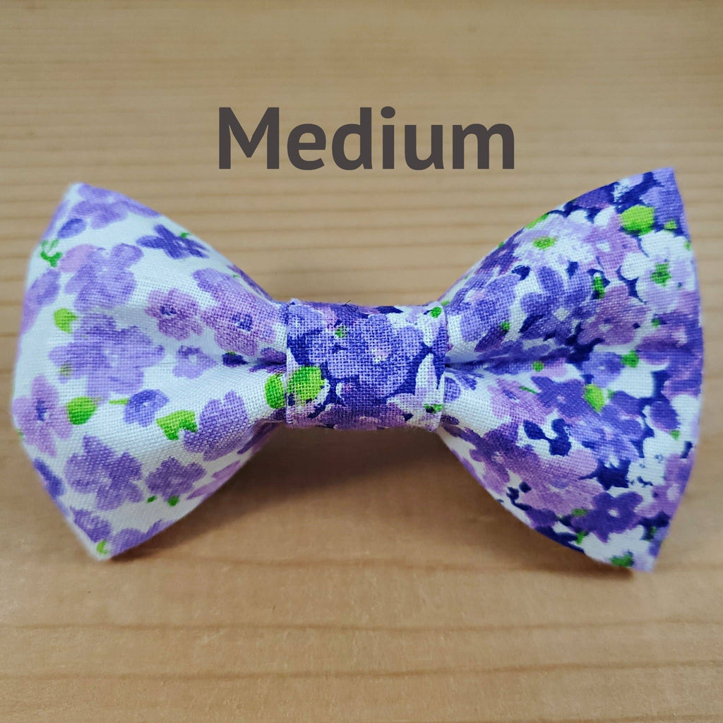 Lilacs Floral Bow Tie