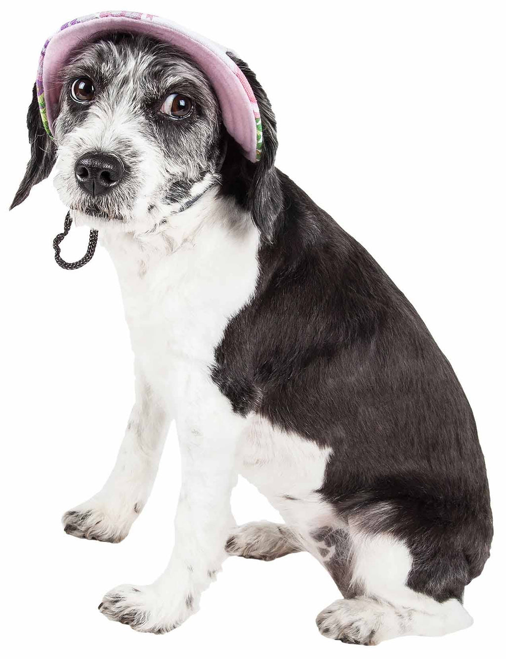 Pet Life ® Botanic Bark Floral UV Protectant Canopy Dog Hat