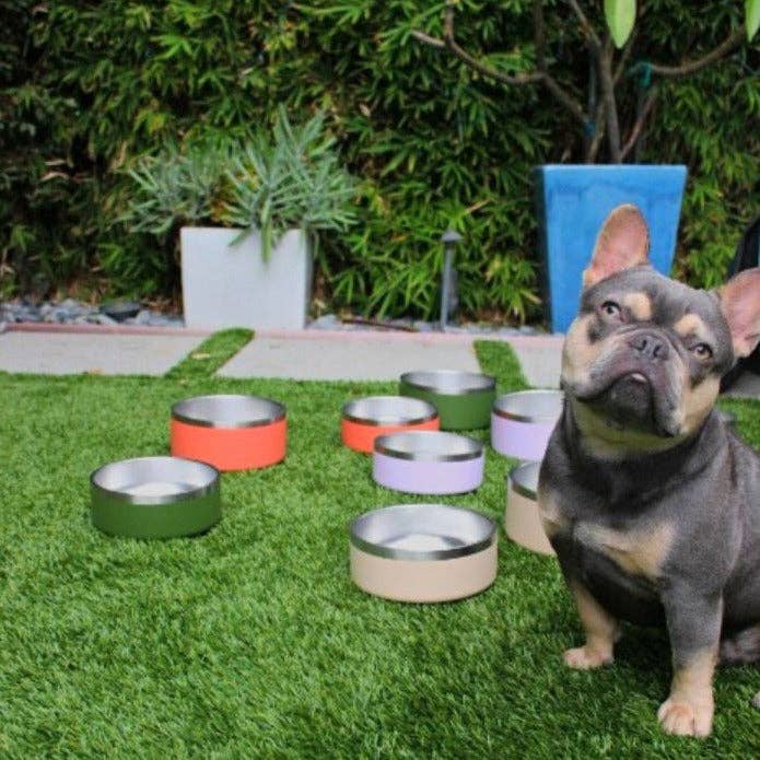 Stainless Steel Pet Food/Water Bowl - Dishwasher Safe