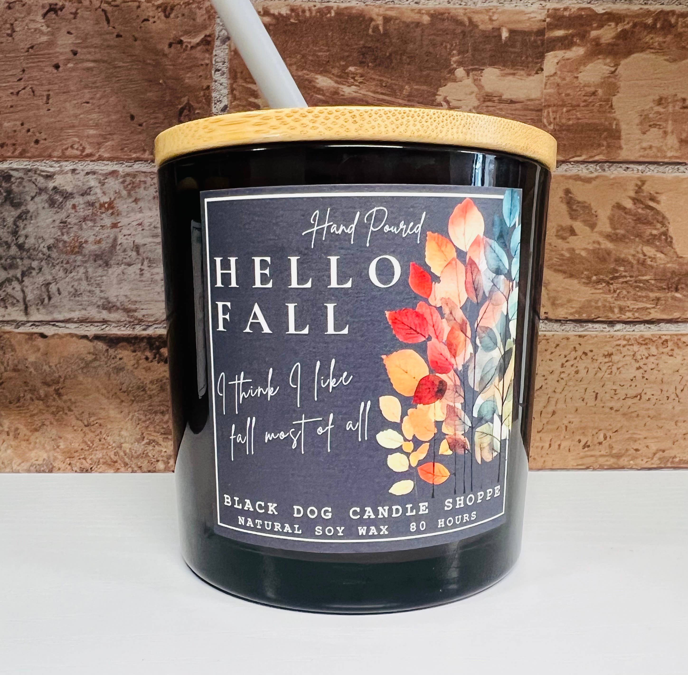 Hello Fall Double- Wick Candle