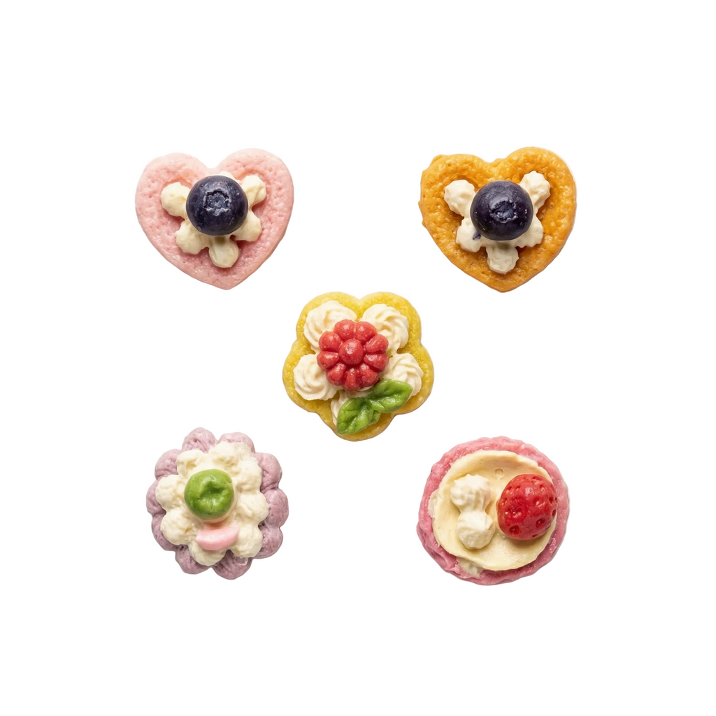 Gourmet Goat Milk Fruit Tarts - Dog & Cat Treats (1oz)
