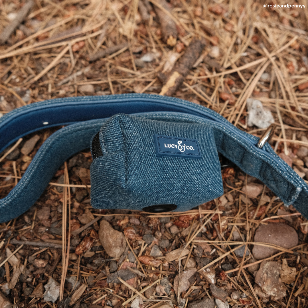 Blue Jeans Poop Bag Holder