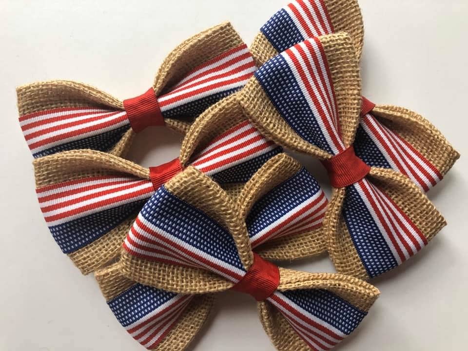 American Flag Bow Tie