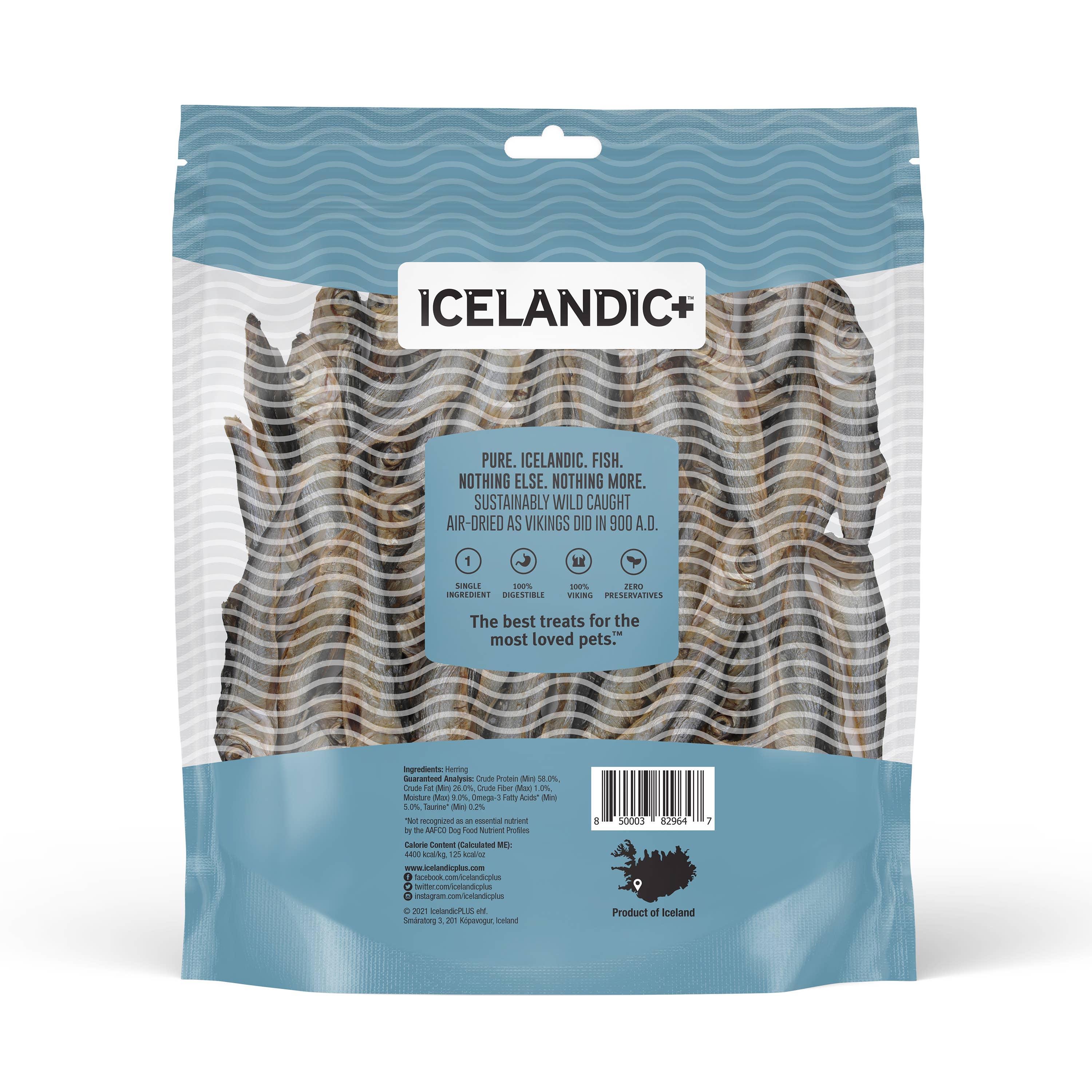 Icelandic+ Herring Whole Fish Dog Treats