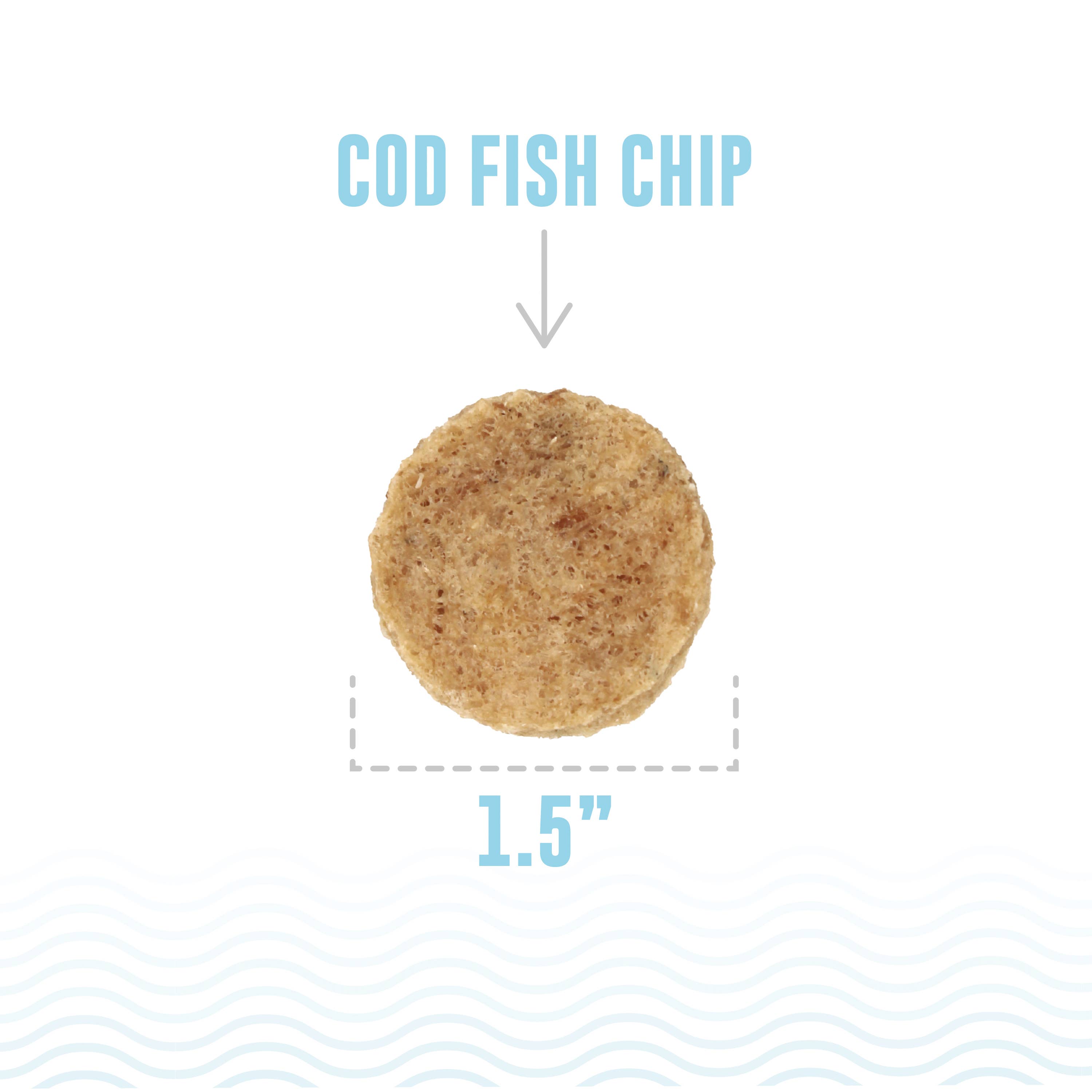 Icelandic+ Cod Fish Chips Dog Treat 2.5-oz Bag