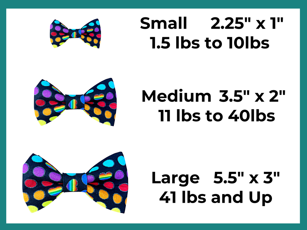 Pride Polka Dots Bow Tie