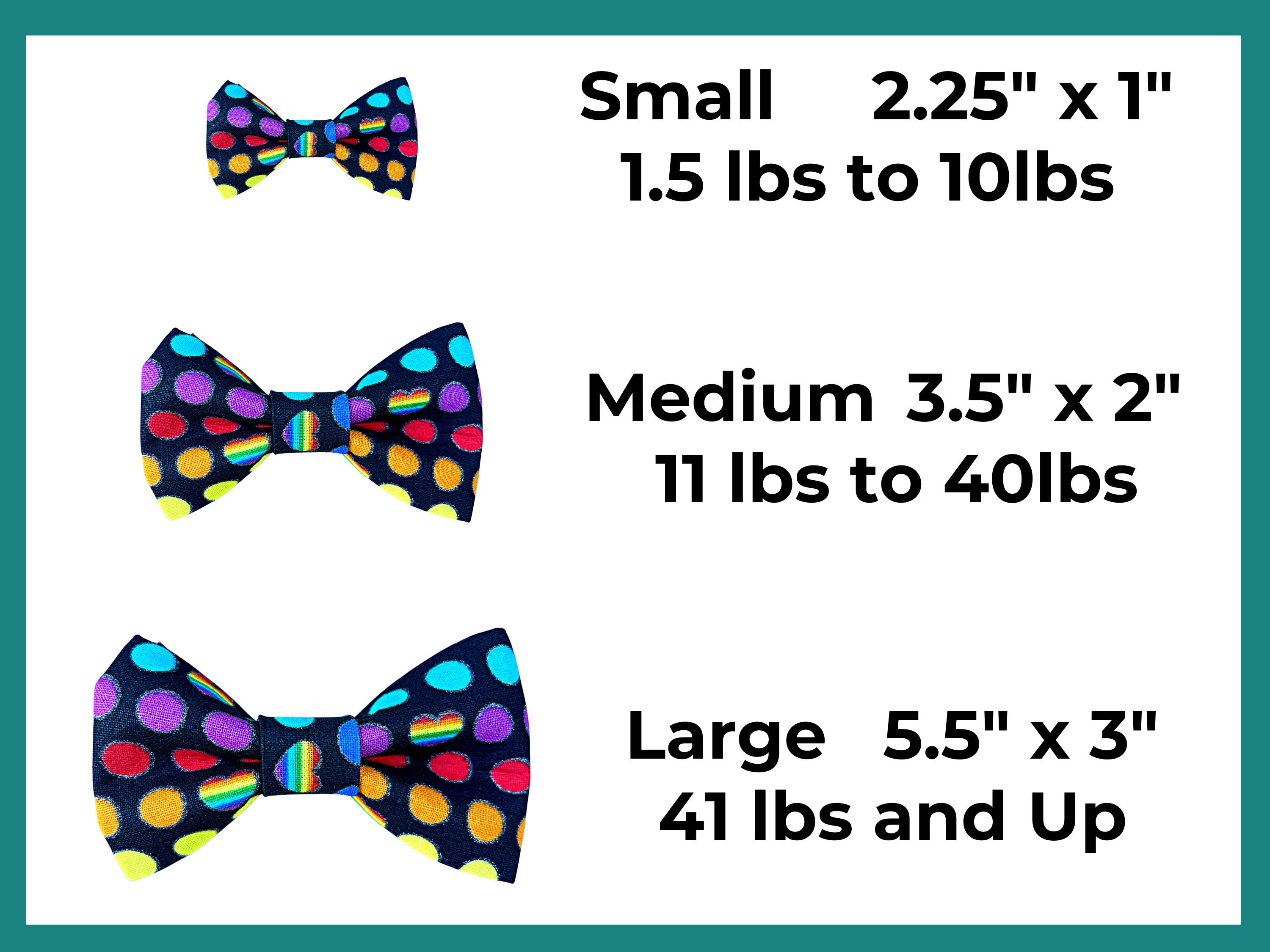 Pride Polka Dots Bow Tie